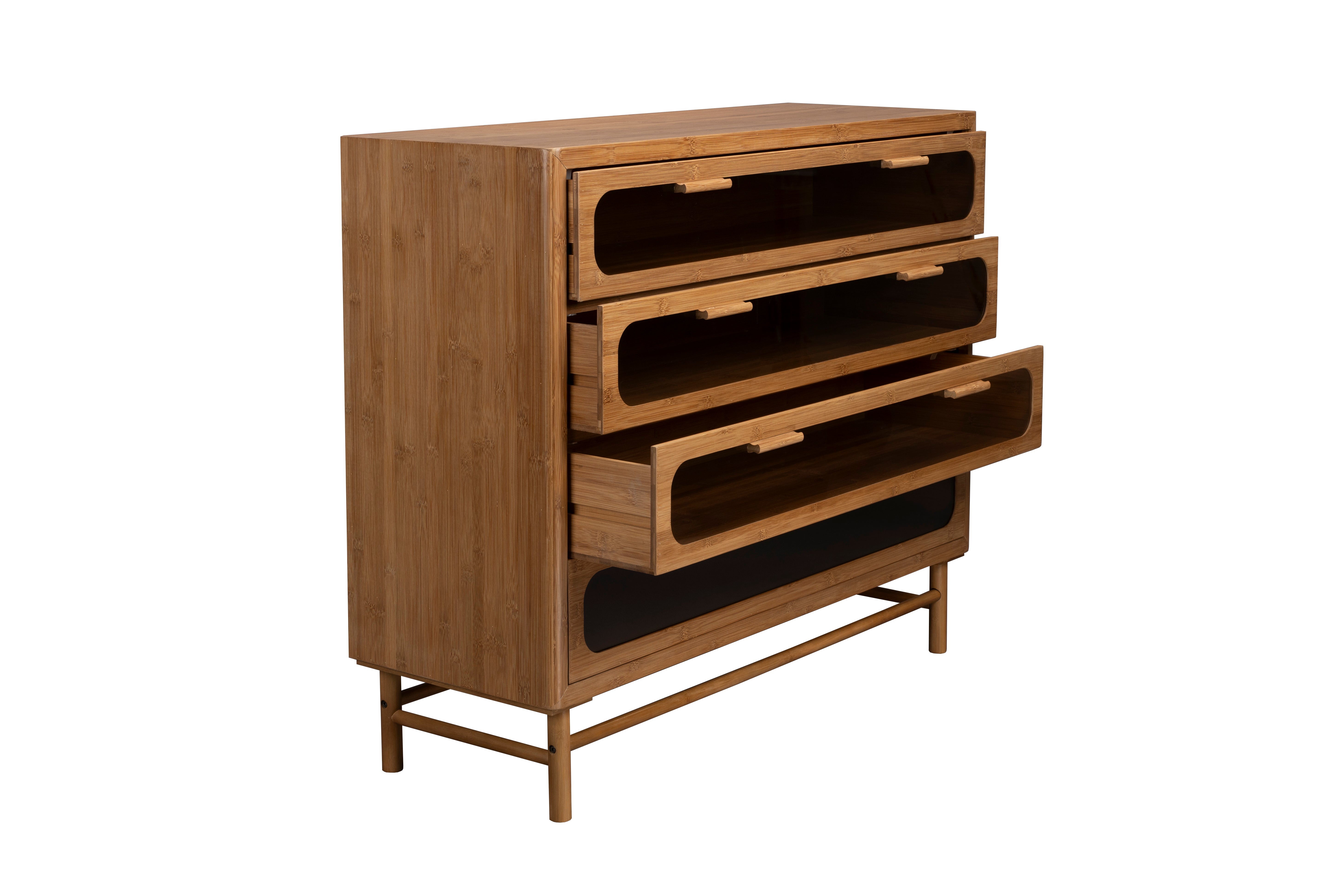 Dutchbone Caroun Natural Bamboo Chest of Drawers